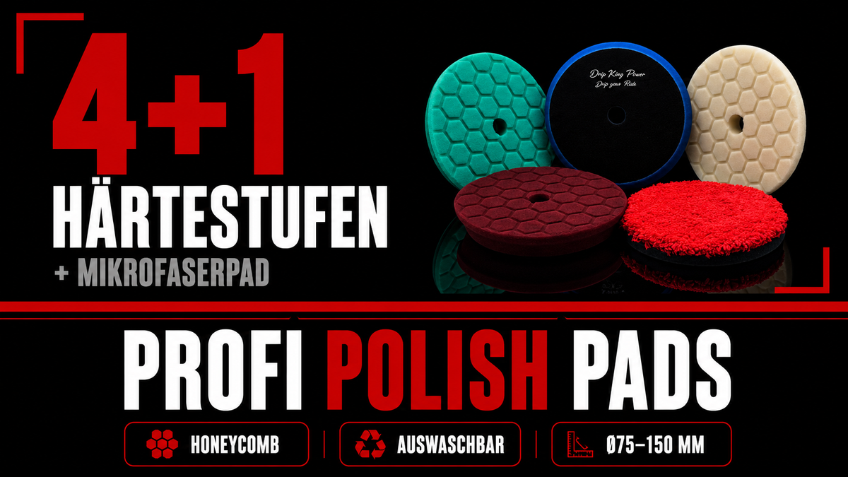 DKP Polierpads im Test – Tiefer Kratzer fast vollständig wegpoliert mit Heavy Cut & Medium Cut