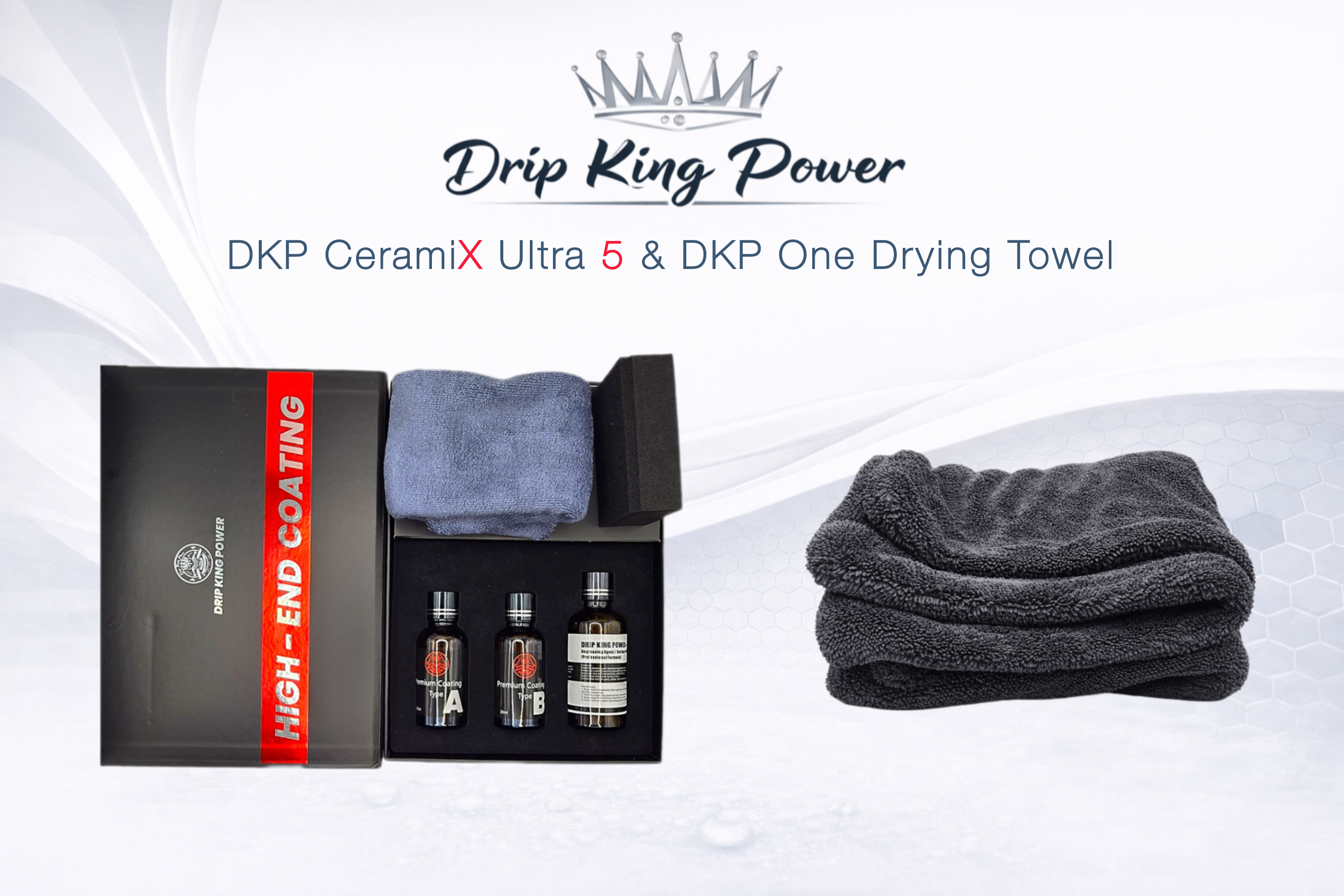 DKP CeramiX Ultra 5 Keramikversiegelung inkl. DKP One Drying Towel