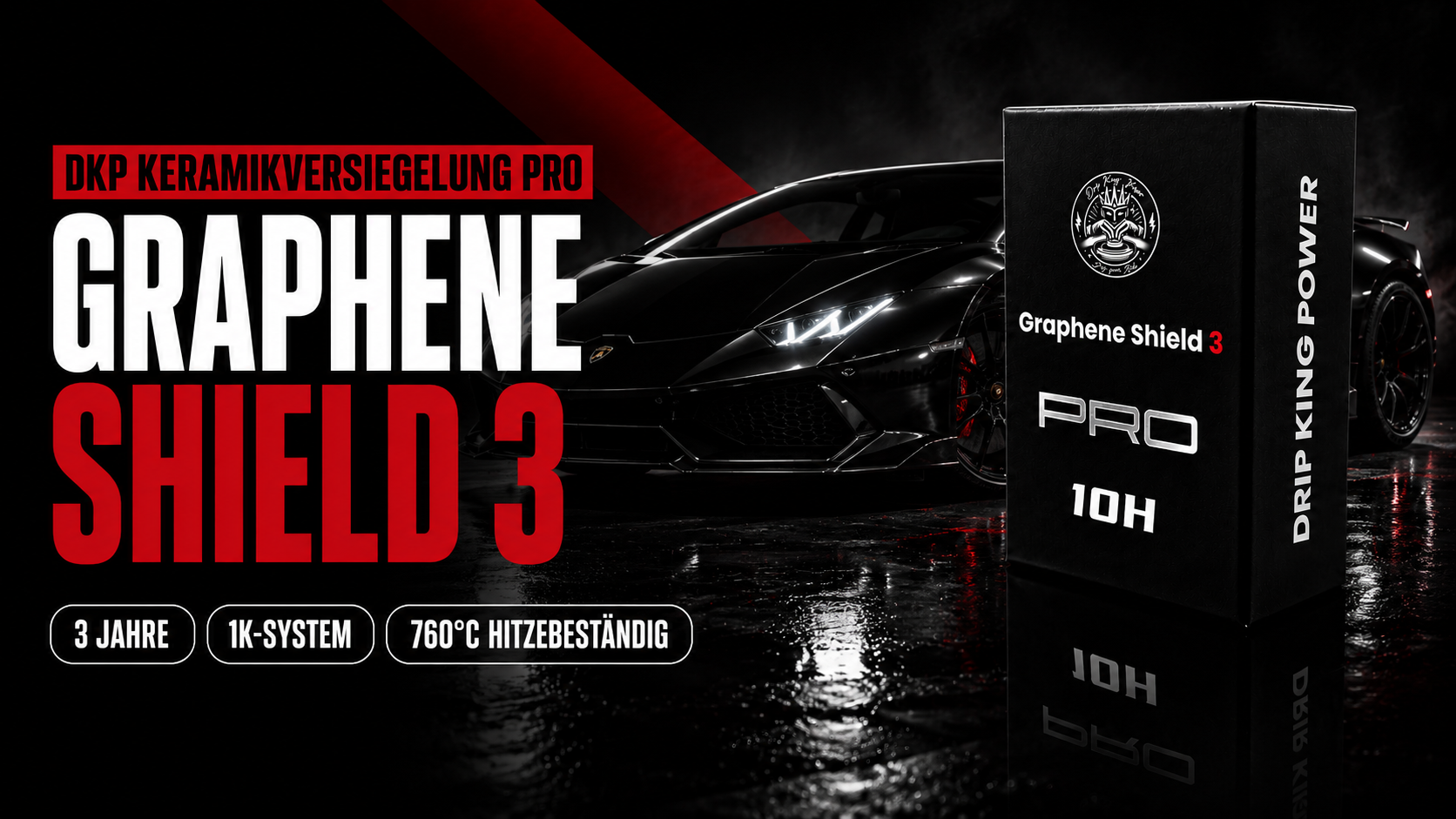 3 Jahre Keramikversiegelung - DKP CeramiX Graphene Shield 3 Pro 50ml