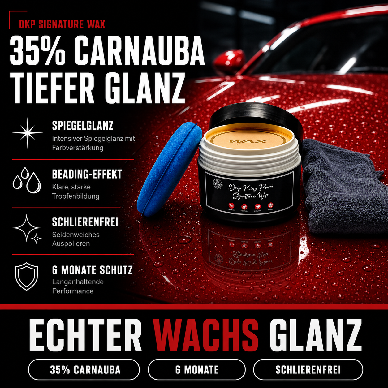 DKP Signature Wax 200ml - 35% Carnauba Autowachs