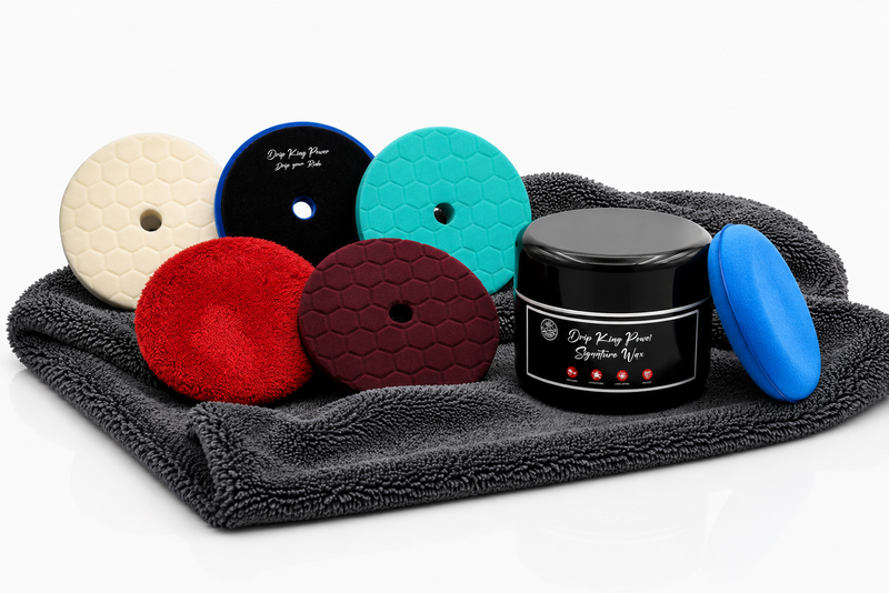 Car Care Set – Drying, Polishing, Wax - Drip King Power